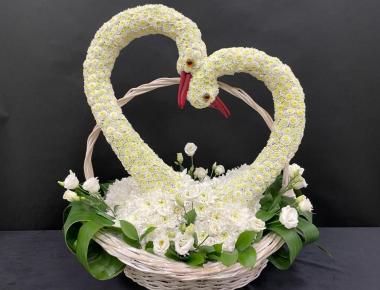 Цветы на свадьбу «Сердце любви»