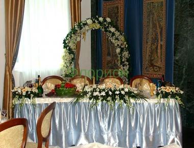 Свадебный фон и президиум, арка для церемонии, стол для церемонии - Wedding Studio