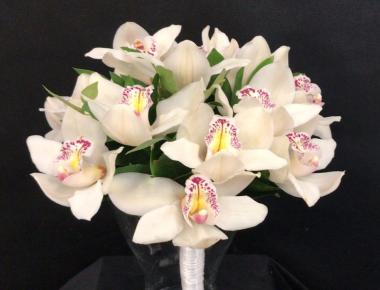 Свадебный букет из орхидей «Порхающие звезды»